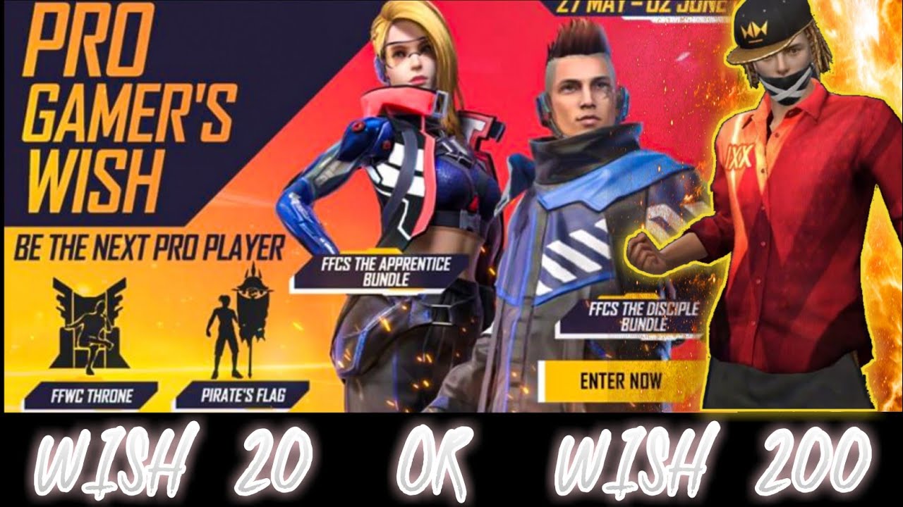 Pro Gamer Wish Event | Free Fire New Event | New Event Free Fire | 