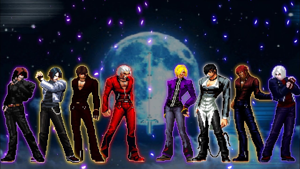 [KOF Mugen] Kyo-K' Team VS. Hero Team (Friendly Match)