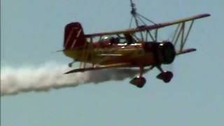 2010 Cleveland National Air Show Gene Soucy -- Teresa Stokes Wing Walking Performance