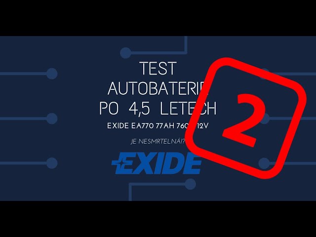 Akumulátor Exide EA770 12V 77Ah 760A