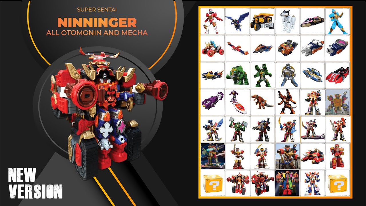 Ninninger All Otomonin and Mecha