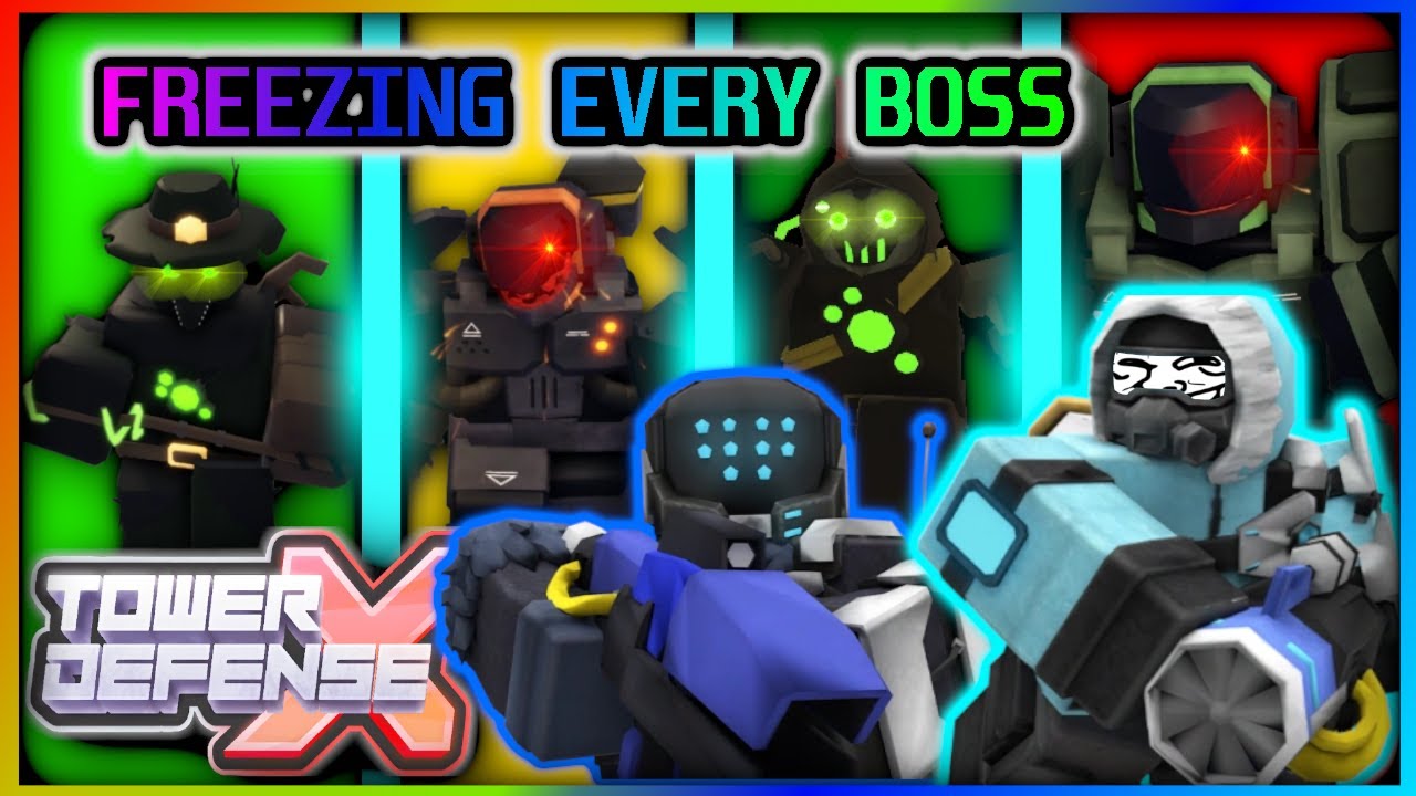 Destroying EVERY Boss With Cryo Blaster || Roblox TDX - YouTube
