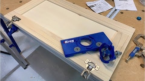 How to install concealed hinges