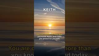 Keith, this is your sign | Daily Affirmation #Shorts