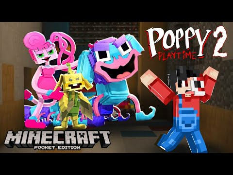 Poppy Playtime Chapter 2 sa Minecraft PE | Nakakatakot si Mommy Long Legs