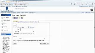 D2L Content: Quicklink