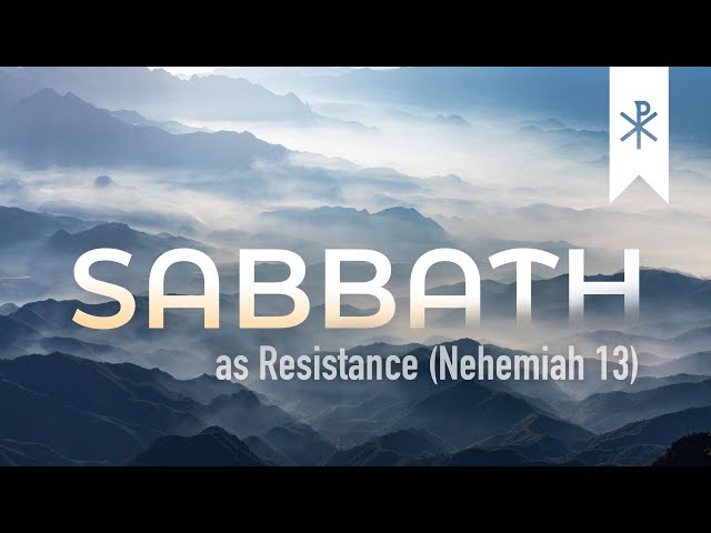 10 March 2024 // Nehemiah 13:14-22 // Sabbath as Resistance // Stephen Tan