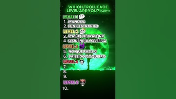 Which troll face level are you?😱Part 2