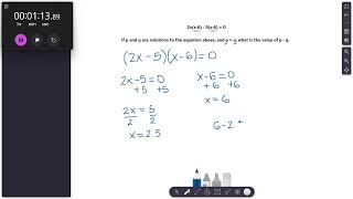 Solve This SAT Math Question 2 Ways | Algebra + Desmos Trick