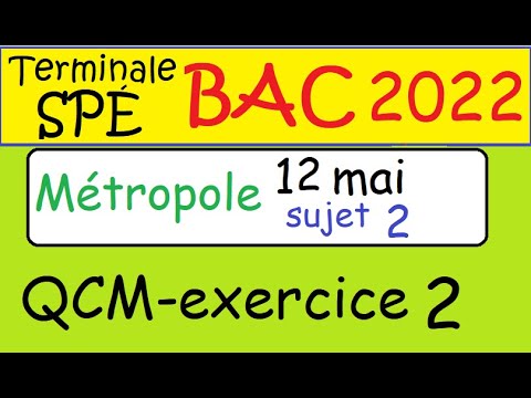 Sujet 2 — Exercice 2