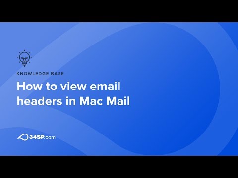 How to view email headers in Mac Mail