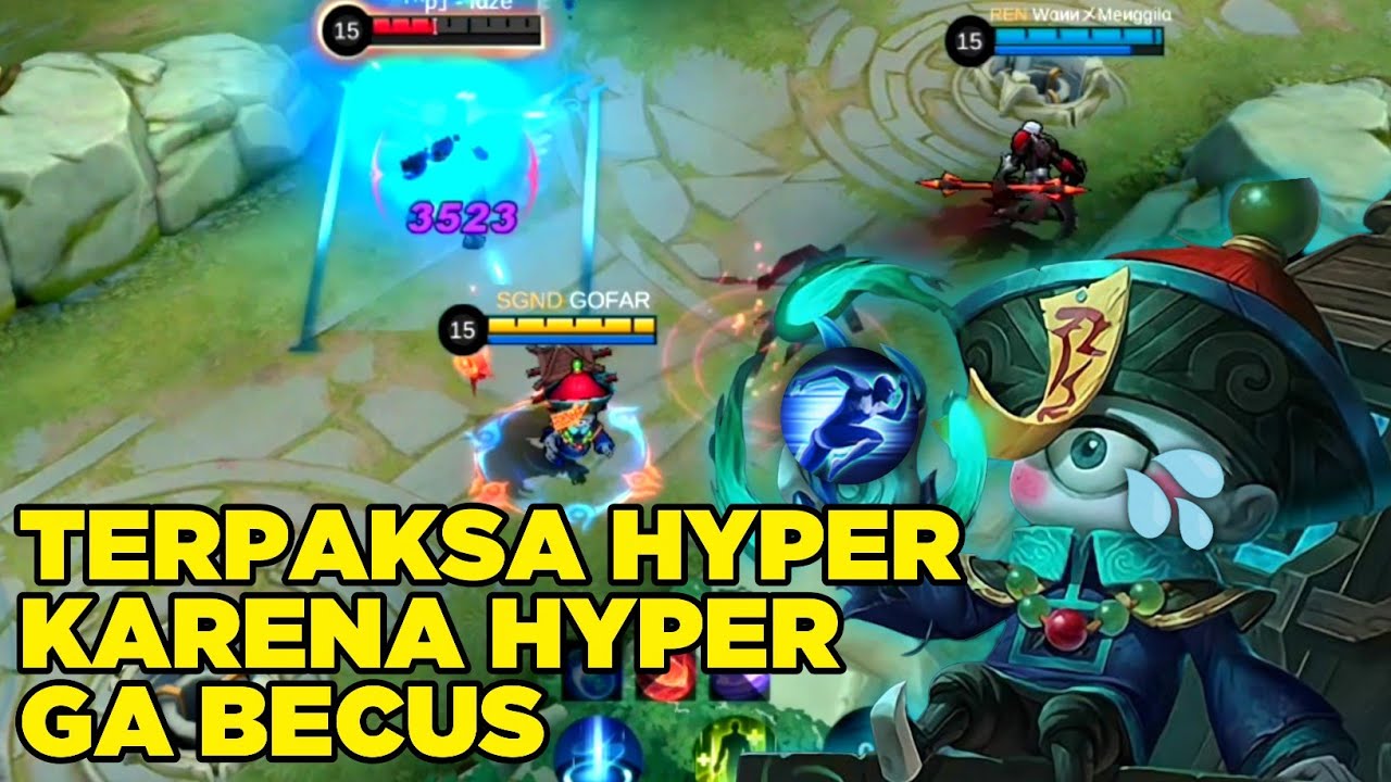 GAMEPLAY CYCLOPS MIDLANE CYCLOPS NO COOLDOWN! BUILD CYCLOPS TERSAKIT