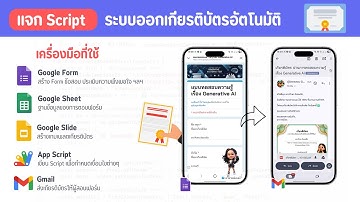 วิธีสร้างระบบออกเกียรติบัตรอัตโนมัติด้วย Google App Script + Google Form