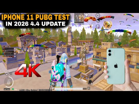 IPHONE 11 PUBG TEST IN 2026🔥/ 4.4 Update Livik Gameplay test 😍/ iphone 11 gaming test 
