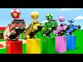 Carros Para Niños | Jonny jonny si papa | ¡Camiones saltan a la piscina de colores! | Canciones In..