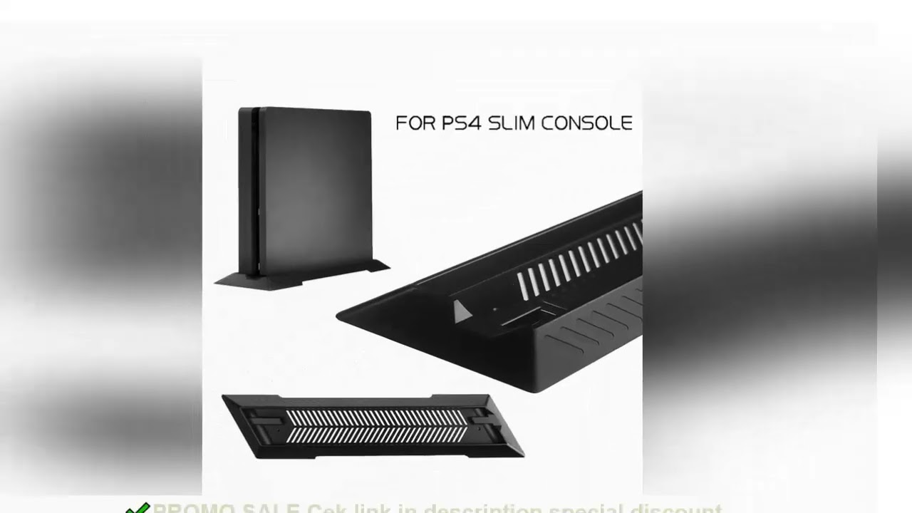 Cooling Bracket Vertical Stand For PS4 Slim Console Dock Cradle Mount Holder Dissipation Base For PS