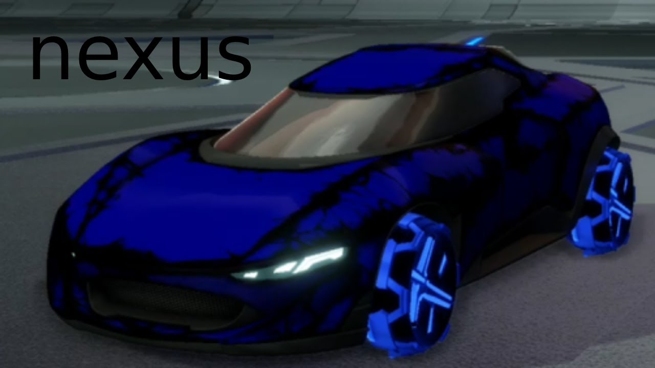 using the brand new car in rocket league (nexus)