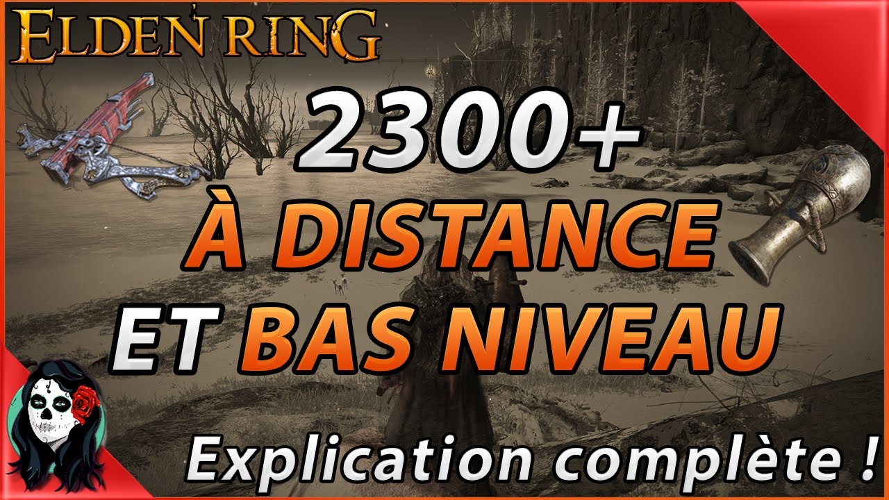 Elden Ring - 2300+ DÉGÂTS MÊME BAS NIVEAU ? C'est possible. ASTUCE ARC/ARBALÈTE et CANON JARRE !