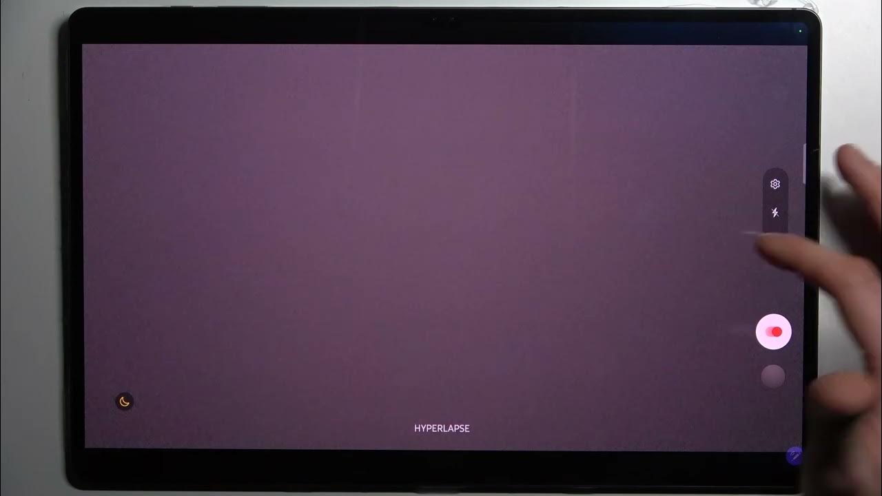 How to Change Time Lapse Speed in SAMSUNG Galaxy Tab S8 Ultra Find