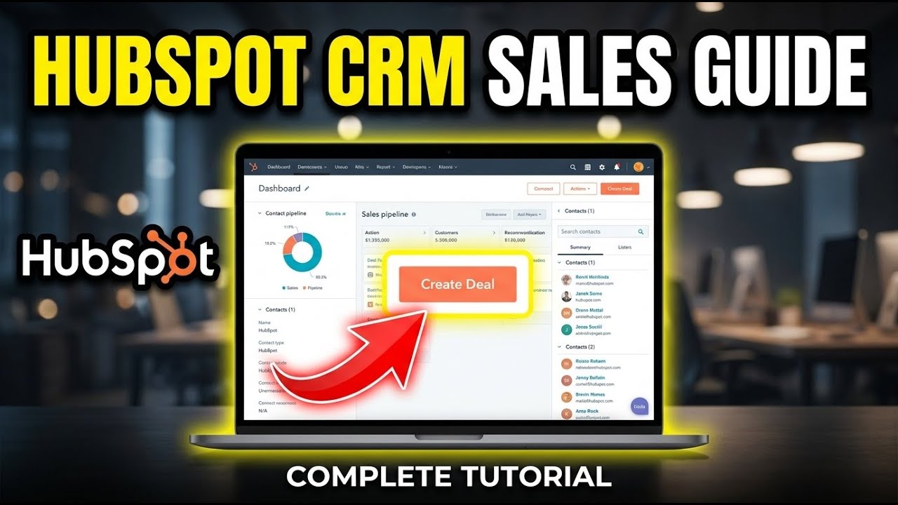 How to use HubSpot CRM for Sales - Complete Guide - YouTube