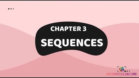 CHAPTER 3 (LECTURE 1 OF 2) PART 1
