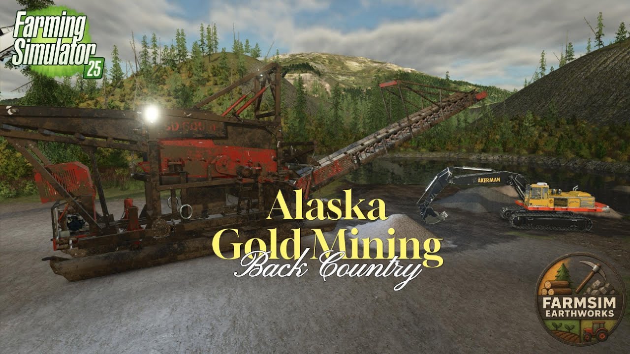 FS25: Sluicifer Washplant produce LOTS of GOLD?