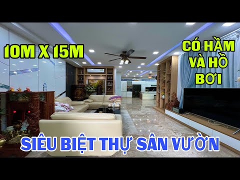 Video SIÊU BIỆT THỰ SÂN VƯỜN có hồ bơi và hầm tại đường Quốc... - youtube