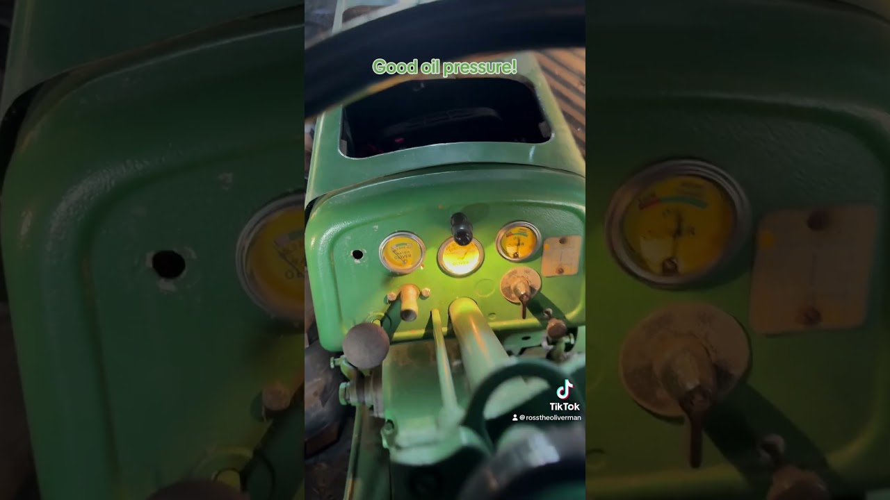 Давление масла снова в норме! Oliver Rowcrop 66 