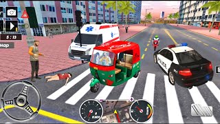 Auto rickshaw fun stunt🛺💥tuk tuk auto rickshaw driving simulator!Auto Rickshaw 3d wheels games screenshot 5