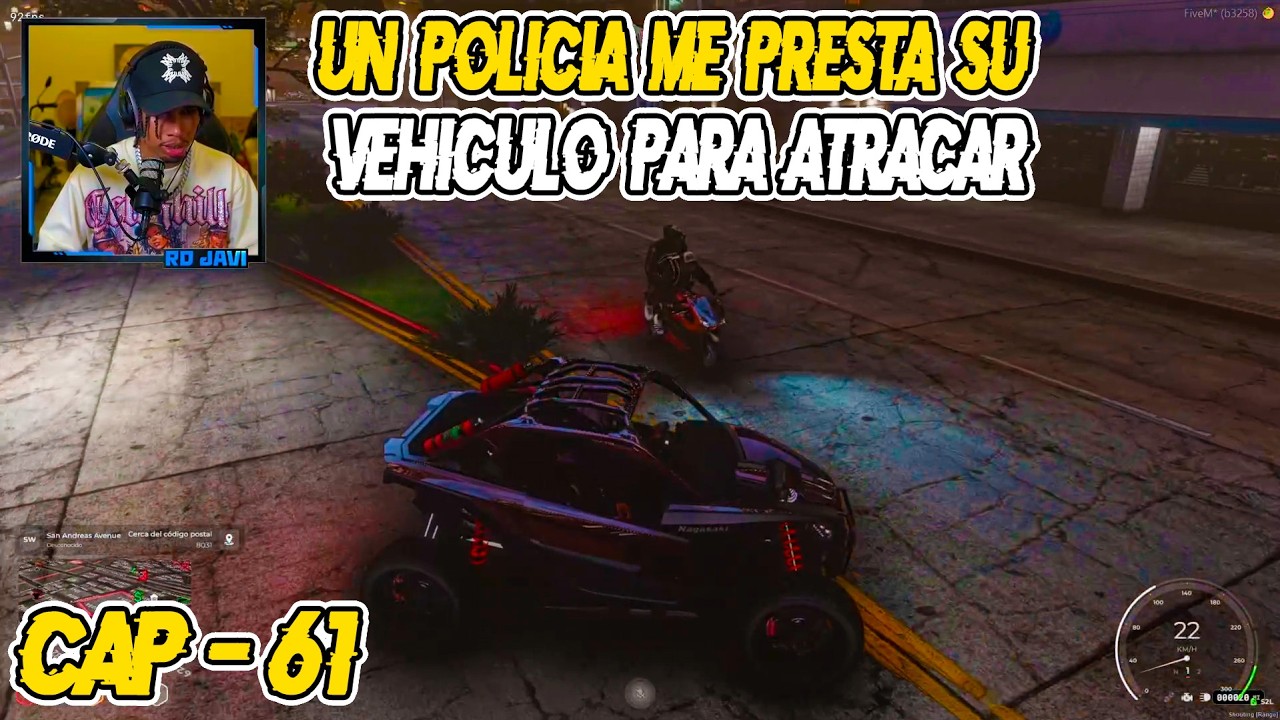 RDJavi: un Policia Me Presta su Vehiculo para Atracar