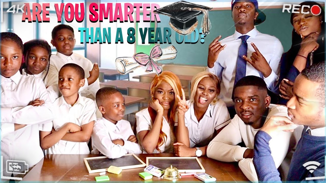 ARE YOU SMARTER THAN A 8 YEAR OLD? | UK YOUTUBERS VS 8 YEAR OLDS!