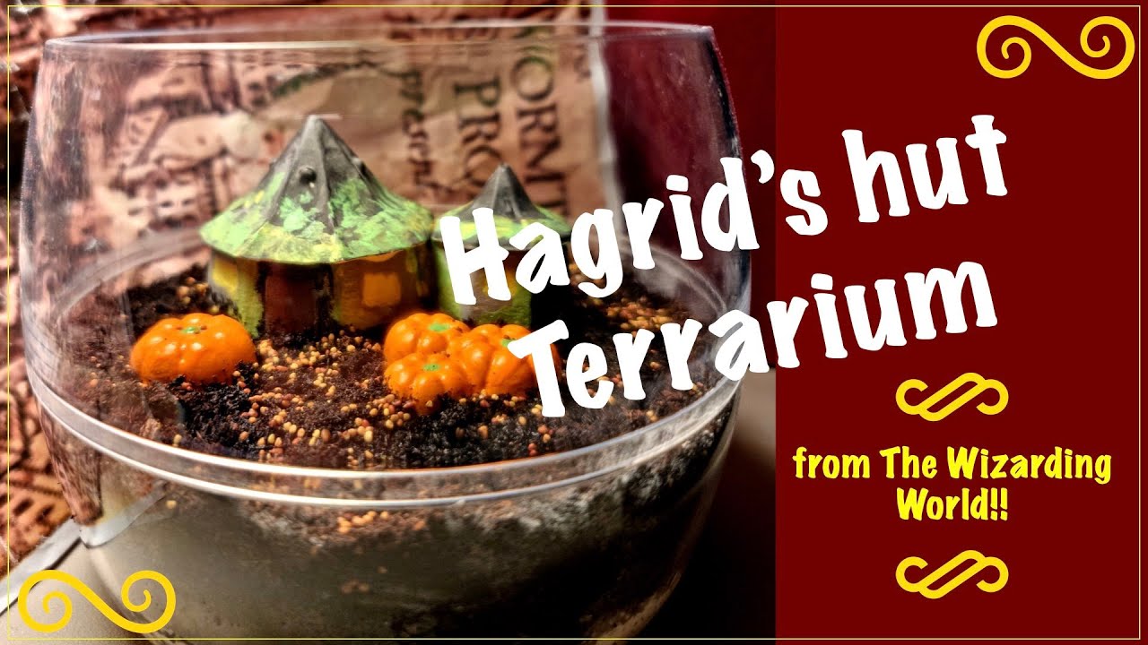 The Hagrid's Hut Terrarium from the wizarding world of Harry Potter