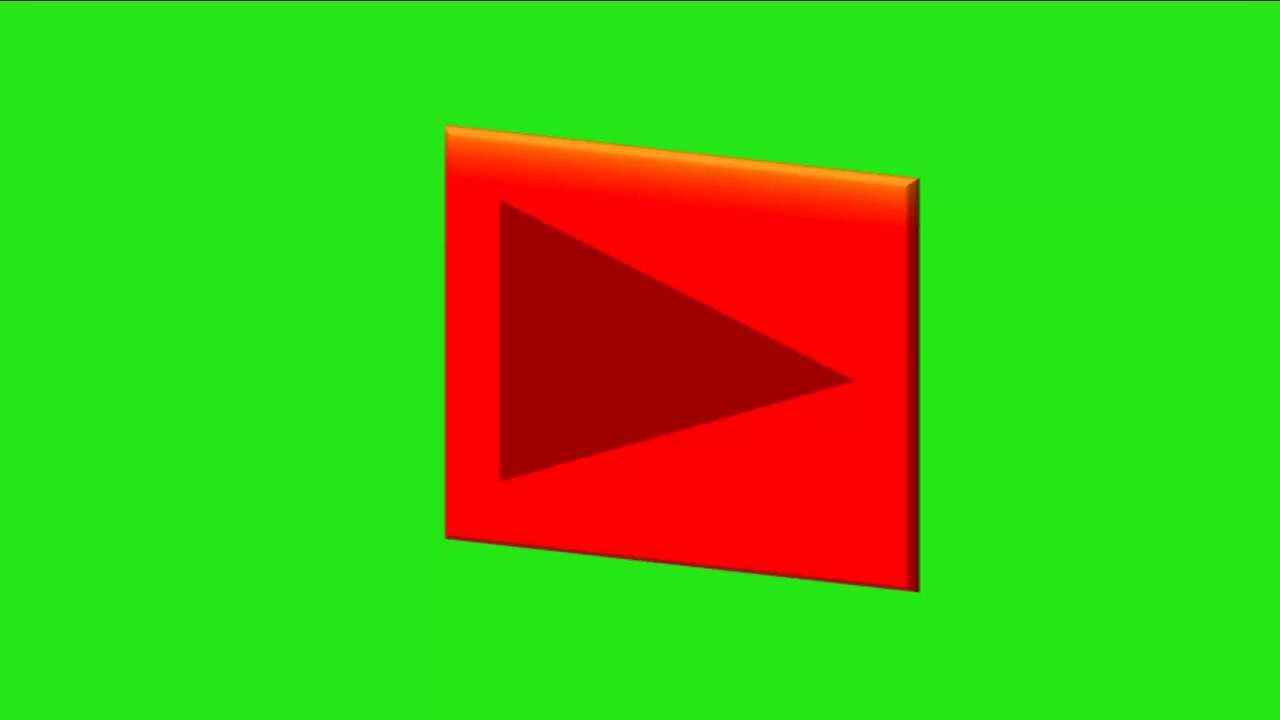 Free green screen - Play button - Youtube play button - Daily Life Tools