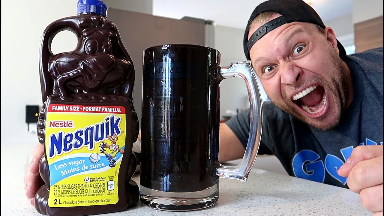 furious pete death 2 Liter Chocolate Syrup Challenge (6,666 Calories)