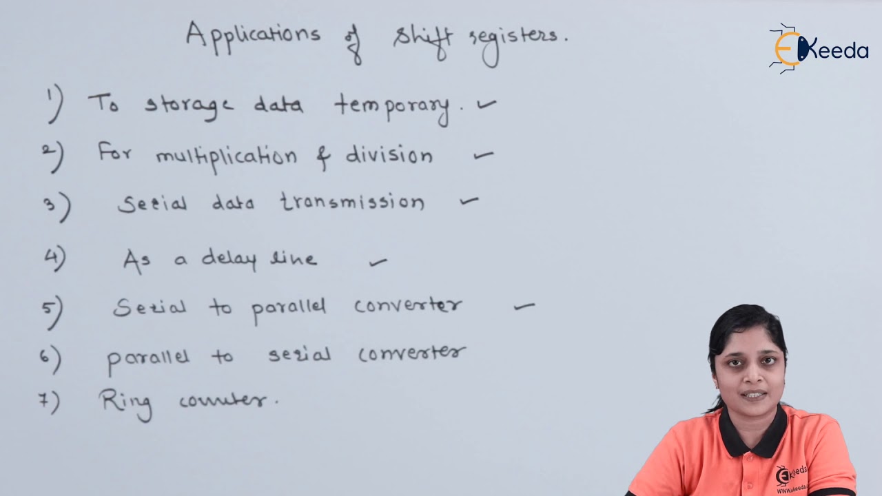 Application of Shift Registers | Sequential Logic Circuit | Digital Circuit Design in EXTC