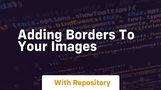 adding borders to your images