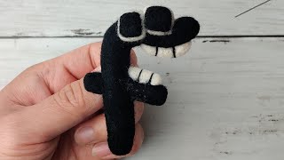 Asmr Alphabet Lore Baby F Needlefelt Wool Art
