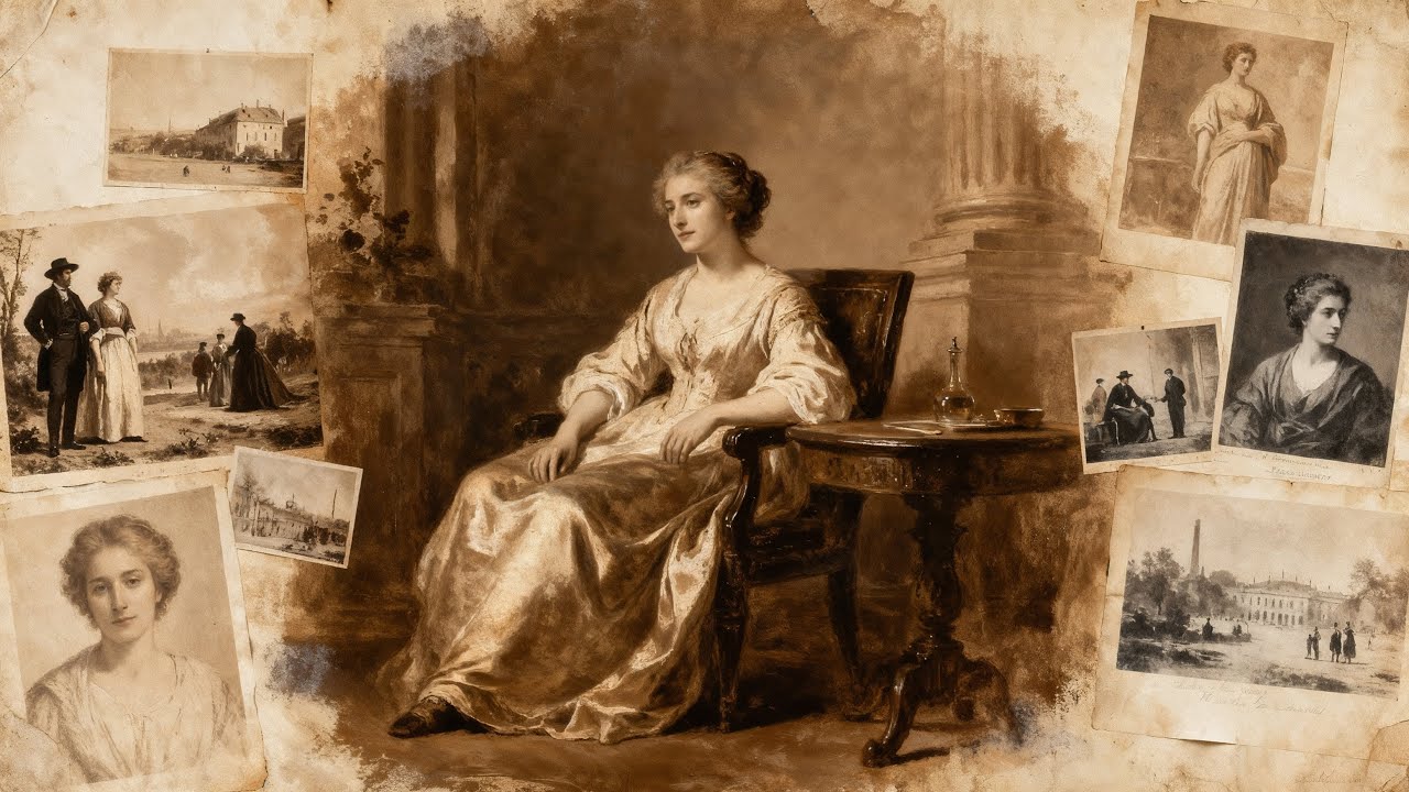 4K Silent TV Wallpaper | Classical Vintage Art Portrait | One Frame Ambient Background