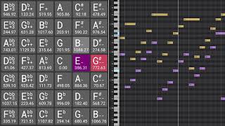 slow steps (7-limit just intonation)