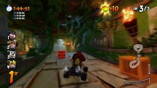 17 Crash Team Racing Nitro Fueled Walkthrough - Adventure Mode Hard Tiger Temple Trophy