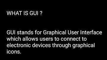 Class 3 Introduction to GUI - WINDOW 10