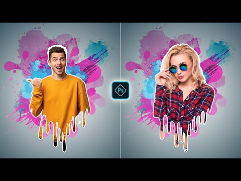 Paint Dripping Effects Photoshop Tutorial