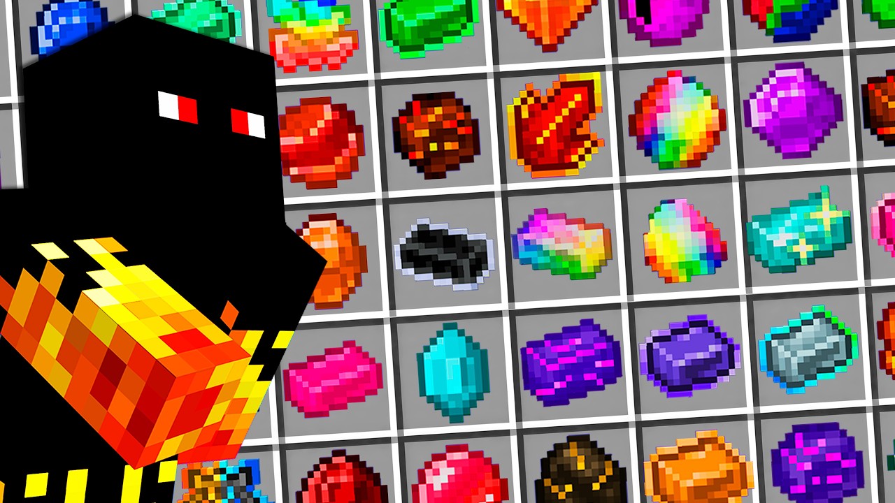 PEGUEI TODOS OS MINÉRIOS OPS DO MINECRAFT