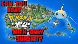 CAN YOU BEAT POKEMON EMERALD USING ONLY SURSKIT?! screenshot 4