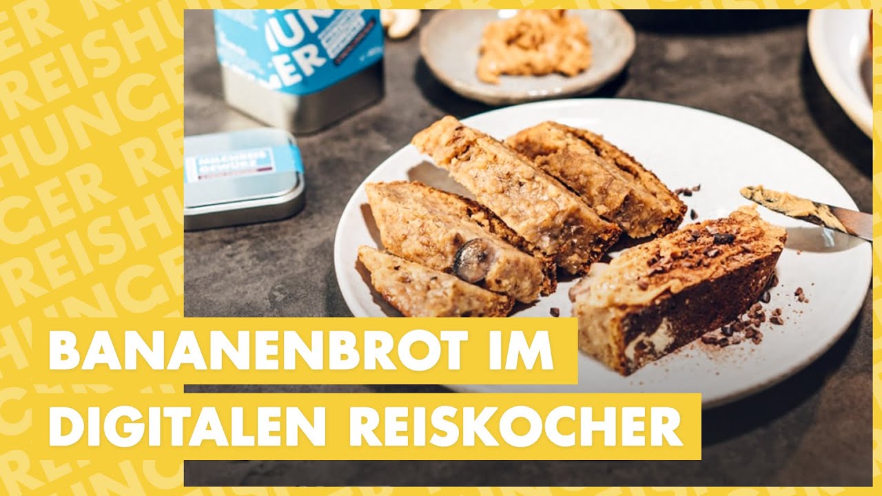 Bananenbrot im Digitalen Reiskocher  - wie geht das? | Reishunger backt!