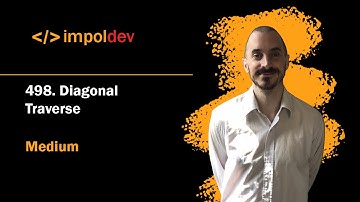 Diagonal Traverse | LeetCode 498 - Python