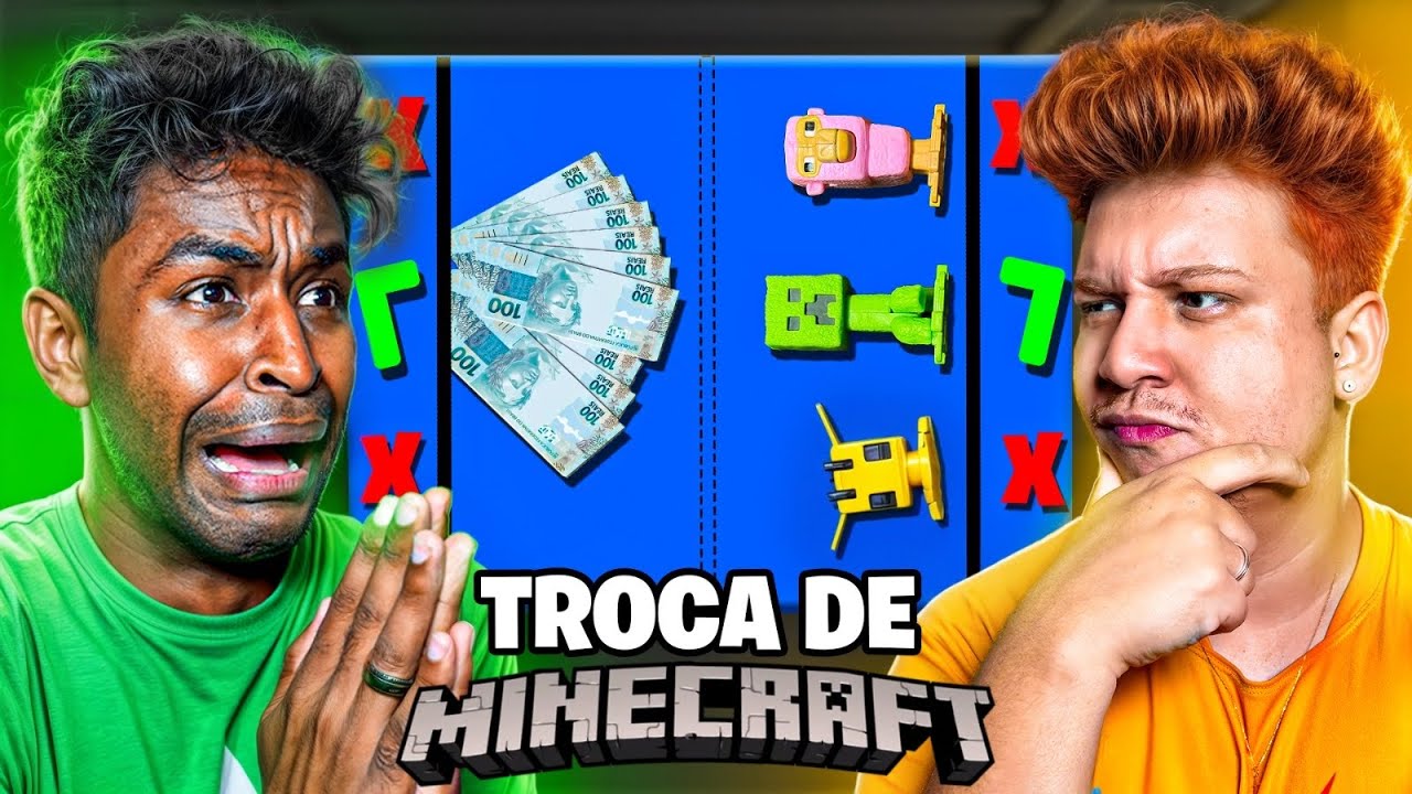 INCRÍVEL! FIZEMOS TROCA DA COLEÇÃO DO MINECRAFT DO MC DONALDS
