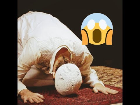 رجل ظل ساجد 40 دقيقه ظنو انه مااات