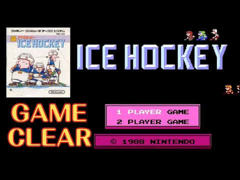 アイスホッケー【ファミコン・ディスクシステム】カナダ vs アメリカ