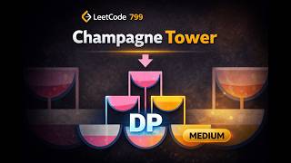 Leetcode 799  | Champagne Tower
